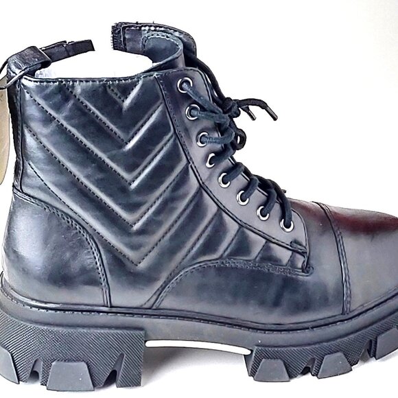 Aldo Montrose Women Combat Winter Ankle Bootie - Size 9m - Picture 3 of 11